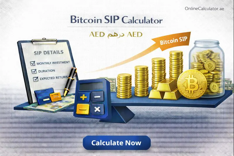Bitcoin SIP Calculator UAE 2026 - Plan Your Crypto Investment