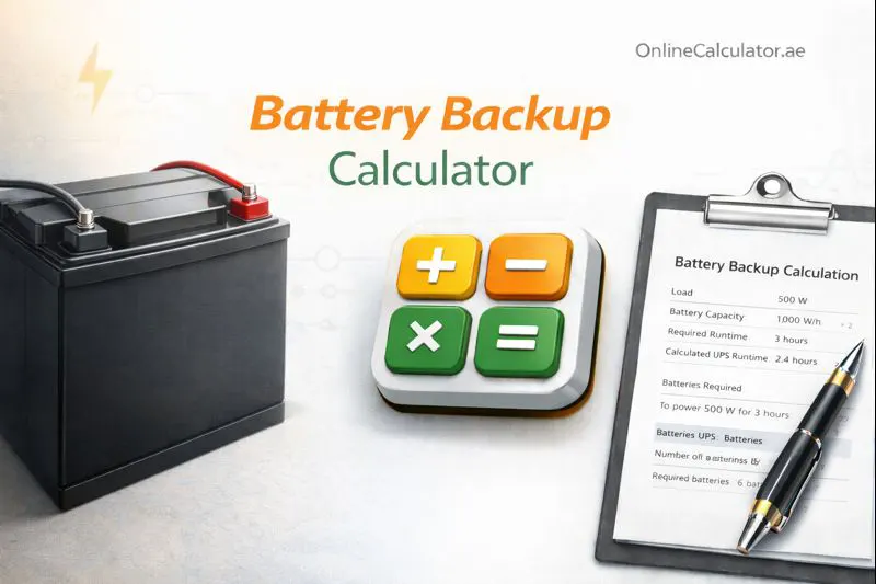 Battery Backup Calculator
