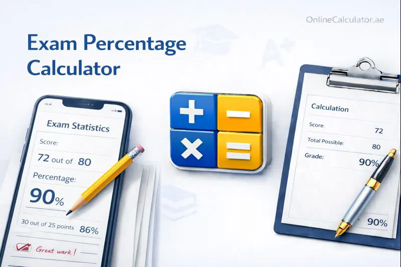 Exam Percentage Calculator