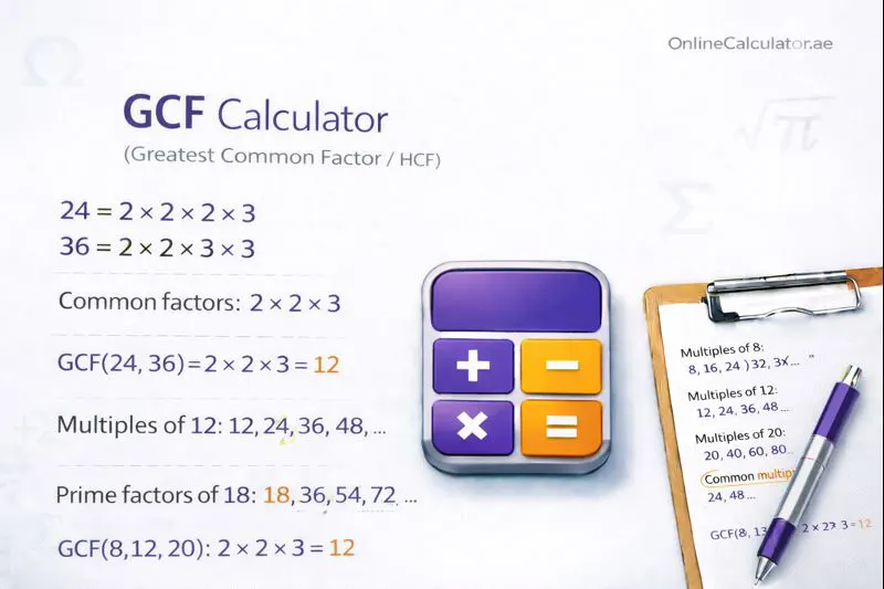 gcf calculator