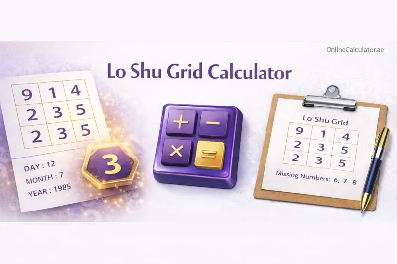 Lo Shu Grid Calculator
