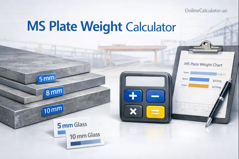 MS Plate Weight Calculator