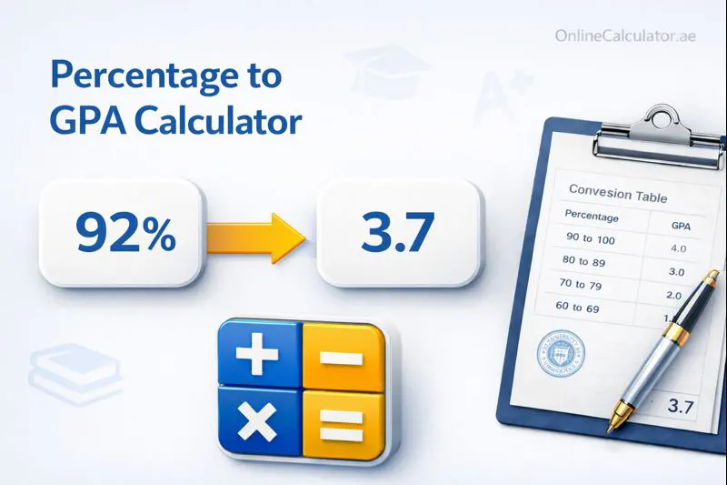 Percentage to GPA Calculator