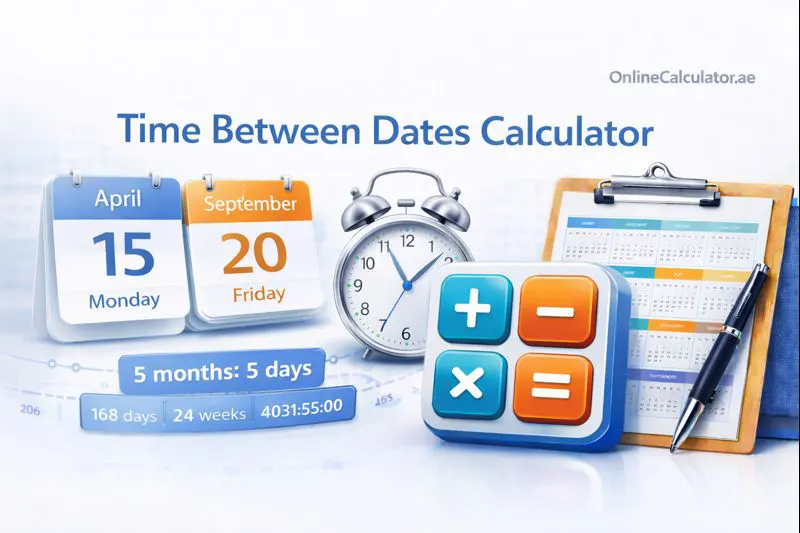 Time Between Dates Calculator
