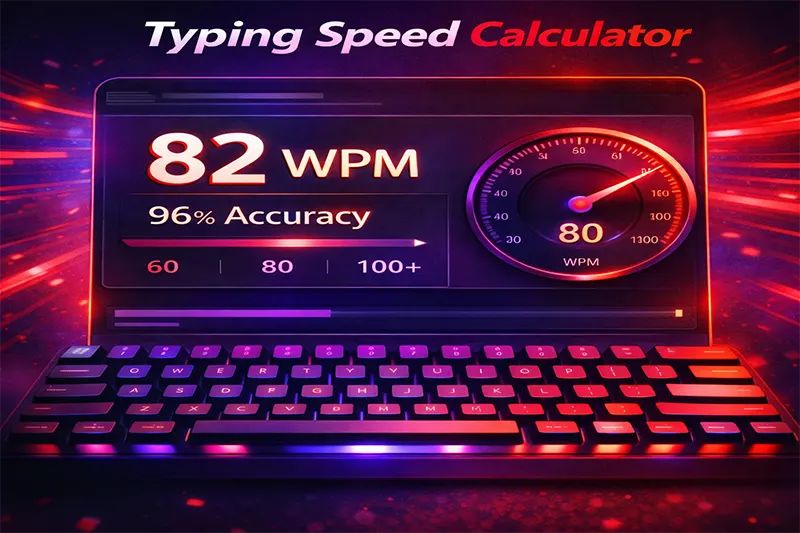 Typing Speed Calculator – Test Your WPM Instantly