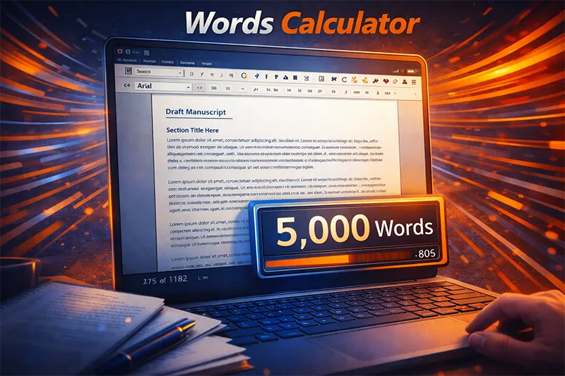 Words Calculator – Count Words, Characters & Sentences Free